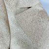 Le Suit Women Polyester Skirt Suit Size 16 Beige Floral Metallic Cocktail  2PC