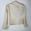 Le Suit Women Polyester Skirt Suit Size 16 Beige Floral Metallic Cocktail  2PC