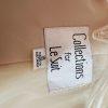 Le Suit Women Polyester Skirt Suit Size 16 Beige Floral Metallic Cocktail  2PC