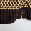 Jones NY Signature Sweater Size PP Brown Camel Cable Knit Raglan Sleeves Zipper