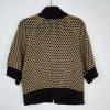 Jones NY Signature Sweater Size PP Brown Camel Cable Knit Raglan Sleeves Zipper