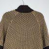 Jones NY Signature Sweater Size PP Brown Camel Cable Knit Raglan Sleeves Zipper