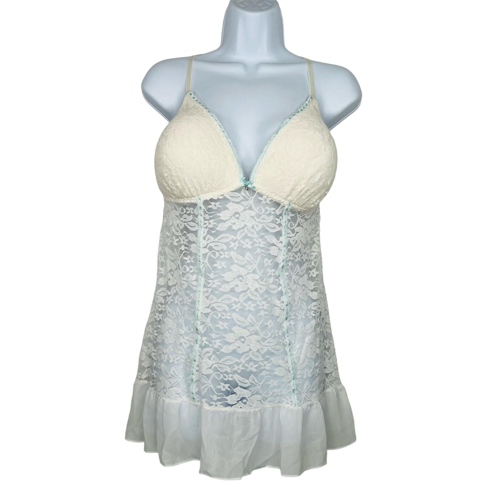 APT 9 Lace Lingerie Size XXL Babydoll 90's Y2K Ruffle Intimates Sleepwear Fairy
