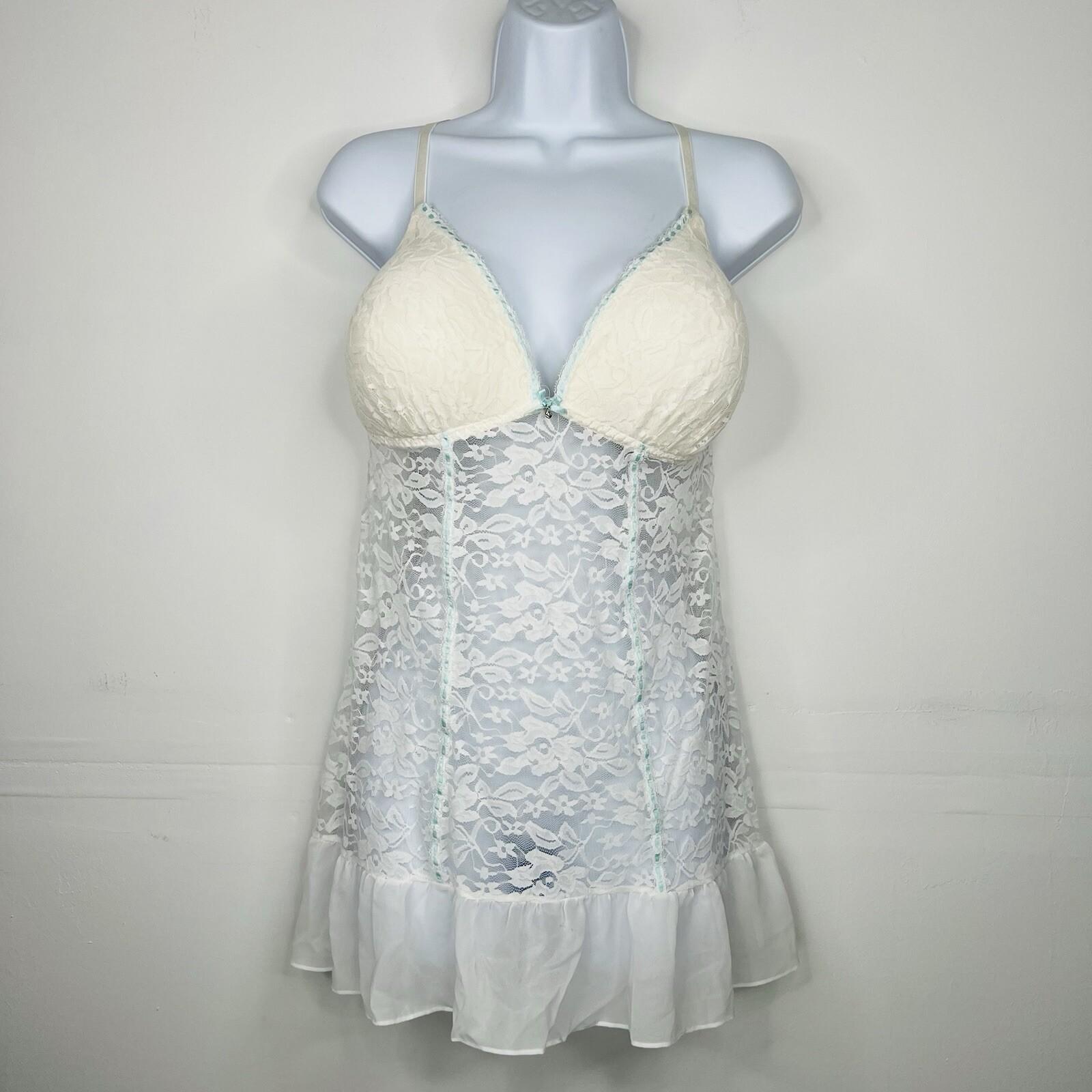 APT 9 Lace Lingerie Size XXL Babydoll 90's Y2K Ruffle Intimates Sleepwear Fairy