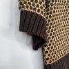 Jones NY Signature Sweater Size PP Brown Camel Cable Knit Raglan Sleeves Zipper