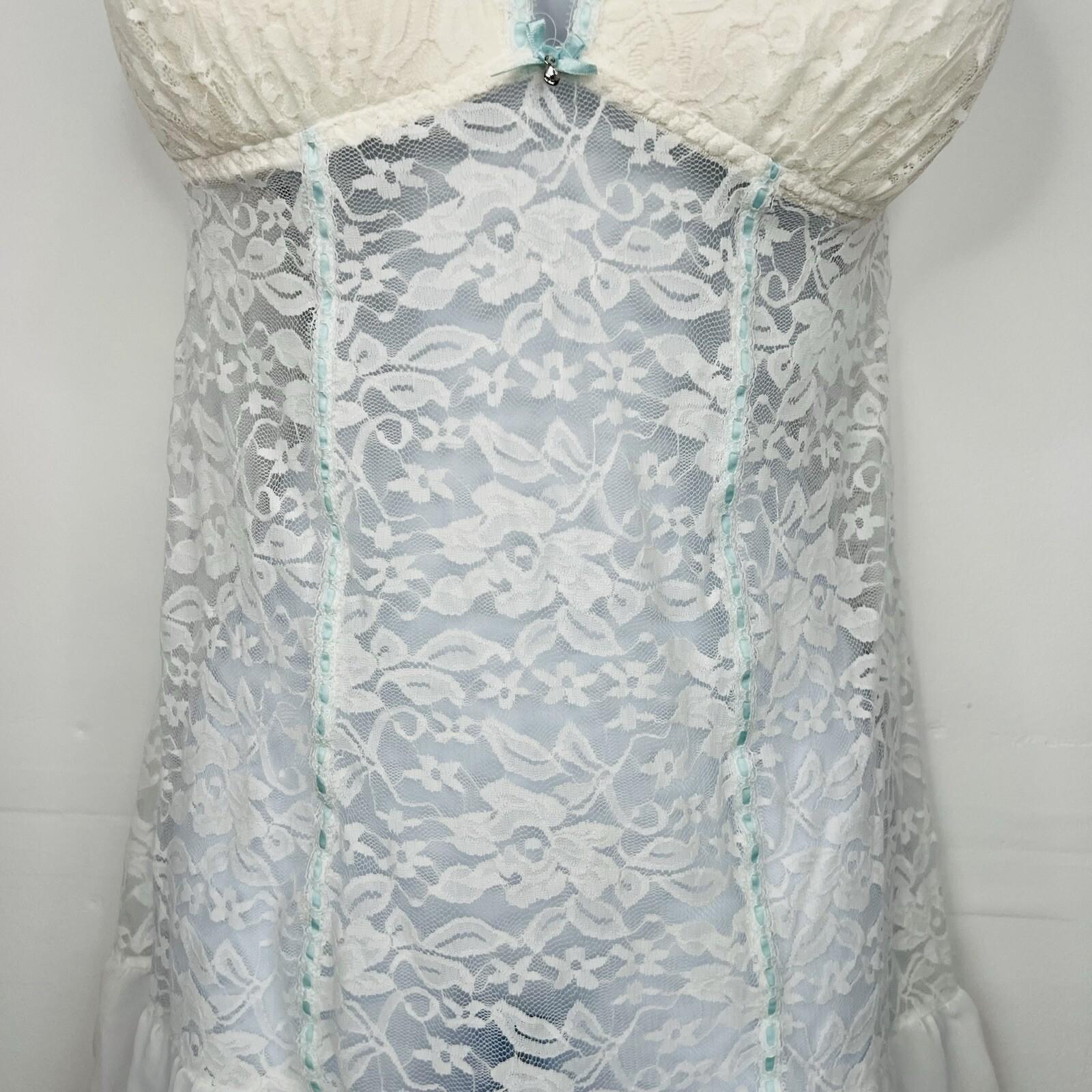 APT 9 Lace Lingerie Size XXL Babydoll 90's Y2K Ruffle Intimates Sleepwear Fairy