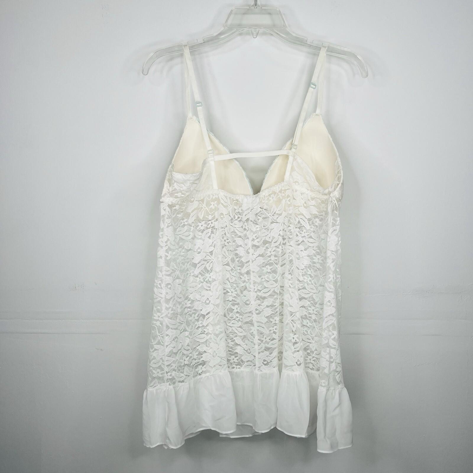 APT 9 Lace Lingerie Size XXL Babydoll 90's Y2K Ruffle Intimates Sleepwear Fairy