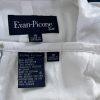 EVAN PICONE 2PC White Floral Cotton Polyester Spandex Lined Skirt Suit Size 10