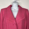 Evan Picone Women Polyester Skirt Suit Size 16P Pink Lined Shawl Collar 2PC