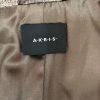 AKRIS 1PC Light Brown Wool Mohair Acrylic Nylon Lined Wrap Blazer Size 14