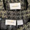 Terramina Polyester Skirt Suit Size 14W Green Black Metallic Women 2Piece New