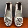 Spring Step L’Artiste Desi Soft Leather Flat Shoes Size 39 Natural Slip On New