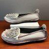 Spring Step L’Artiste Desi Soft Leather Flat Shoes Size 39 Natural Slip On New