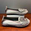 Spring Step L’Artiste Desi Soft Leather Flat Shoes Size 39 Natural Slip On New