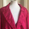 10-8513.jpg New LARRY LEVINE 2PC India Pink Fuchsia Polyester Skirt Suit Size 22W MSRP 0