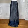 TAHARI Gray Blue Acetate Polyester Lined Maxi Evening Flare Wrap Skirt Size 10