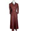 JONES NEW YORK Vintage 2PC Cinnamon Linen Blend Flared Skirt and Top Size 4