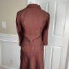 JONES NEW YORK Vintage 2PC Cinnamon Linen Blend Flared Skirt and Top Size 4