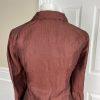 JONES NEW YORK Vintage 2PC Cinnamon Linen Blend Flared Skirt and Top Size 4