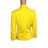 New KASPER Women Yellow Polyester Shawl Collar Blazer Size 8 MSRP 9