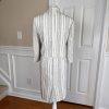 KASPER Women 2PC Off White Black Linen Viscose Belted Dress Suit Size 8