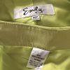 New EMILY 2PC Celery Polyester Ruffle Notch Collar Skirt Suit Size 20W MSRP 0