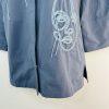 Maniere De Voir Polyester Stretch Shirt Dress Size 6 Blue Line Art Boho Artsy