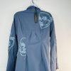 Maniere De Voir Polyester Stretch Shirt Dress Size 6 Blue Line Art Boho Artsy
