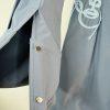 Maniere De Voir Polyester Stretch Shirt Dress Size 6 Blue Line Art Boho Artsy