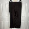 10-8684.jpg Suit Studio Women Polyester Pant Suit Size 18 Green Brown Belted Peak Collar 2PC