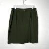 John Meyer Polyester Wrap 2PC Skirt Suit Size 16 Juniper Green Lined Career