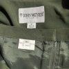 John Meyer Polyester Wrap 2PC Skirt Suit Size 16 Juniper Green Lined Career