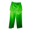 Collusion Wide Leg Pants Skirt Green Metallic Size 6R Satin Like Side Zip