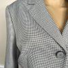 Le Suit Polyester Skirt Suit Size 16 Gray Multicolor Houndstooth 2 PC New Lined