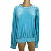 Laina Rauma Velvet Track Suit Size XXL Blue Leisure Lounging Sweater Stretch