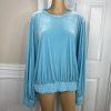Laina Rauma Velvet Track Suit Size XXL Blue Leisure Lounging Sweater Stretch