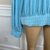 Laina Rauma Velvet Track Suit Size XXL Blue Leisure Lounging Sweater Stretch