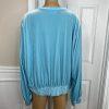 Laina Rauma Velvet Track Suit Size XXL Blue Leisure Lounging Sweater Stretch