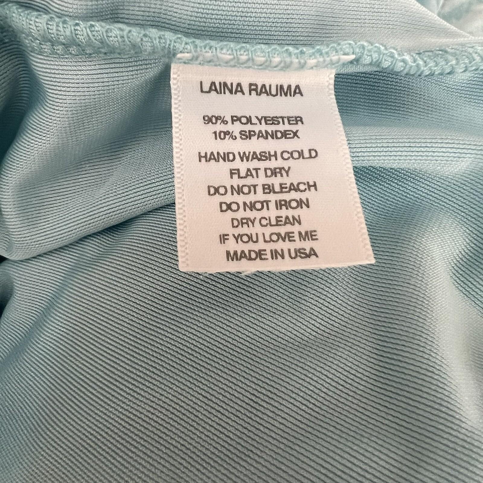 Laina Rauma Velvet Track Suit Size XXL Blue Leisure Lounging Sweater Stretch