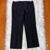 HUGO BOSS Tulia 4 Black Wool Straight Leg Career Dress Pants Trousers Size 12