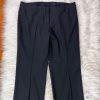 HUGO BOSS Tulia 4 Black Wool Straight Leg Career Dress Pants Trousers Size 12