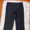 HUGO BOSS Tulia 4 Black Wool Straight Leg Career Dress Pants Trousers Size 12