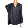 New JONES WEAR 2PC Navy Striped Polyester Rayon Lined Career Pant Suit Size 18
