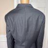 New JONES WEAR 2PC Navy Striped Polyester Rayon Lined Career Pant Suit Size 18