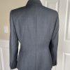 KASPER Women Collared Gray Polyester Single Breasted Blazer Size 6P