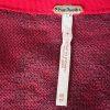 Free People Knit Sweater Dress XS Red Music Lyrics Print V-Neck Long Sleeves