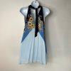 Free People Top Beat of My Heart Tunic Dress Size XS Floral Flowy Roomy Tie Back