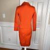 BANANA REPUBLIC 2PC Orange Cotton Polyester Stretch Dress (SZ 4) SUIT (SZ PXS)