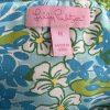 Lilly Putlizer Cotton Spandex Dress Size M Multicolor Strapless Tiered Maxi