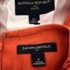 BANANA REPUBLIC 2PC Orange Cotton Polyester Stretch Dress (SZ 4) SUIT (SZ PXS)